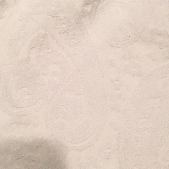 St. John Vintage Off White Paisley Pants - Picture 7 of 7